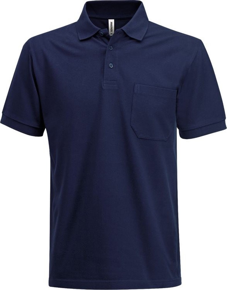 Fristads Poloshirt Kurzarm Acode Poloshirt 1721 PIQ Dunkelmarine - Herren / Unisex