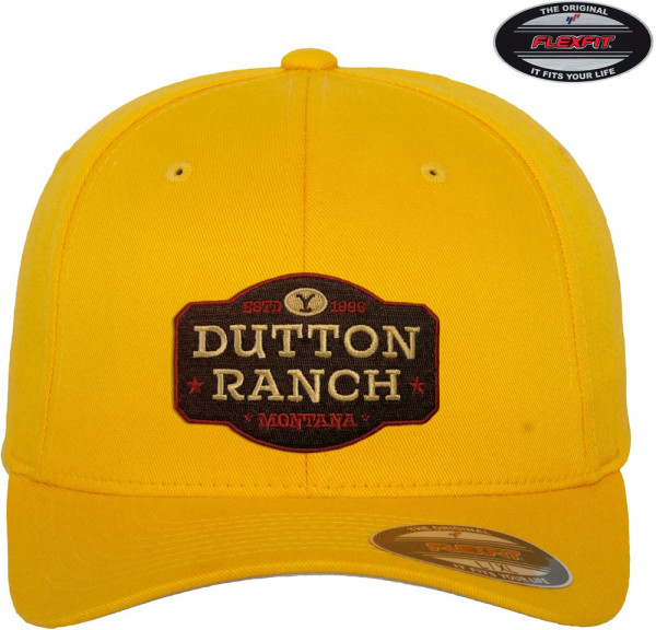 Yellowstone Dutton Ranch Flexfit Cap Yellow