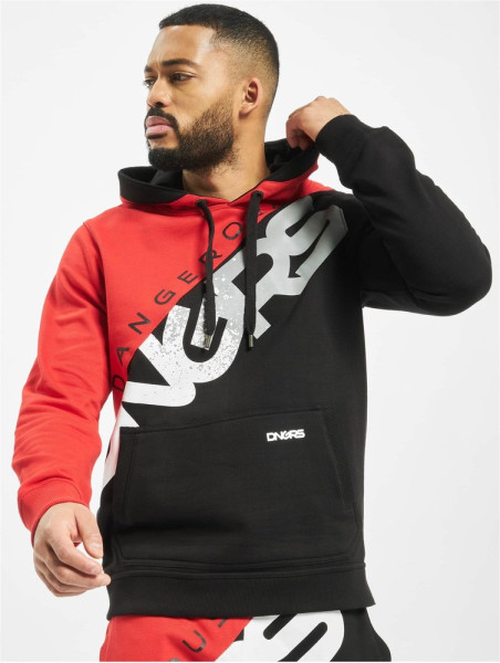 Dangerous DNGRS Sweatshirt Proteles Hoody Black/Red