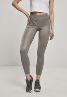 Urban Classics Damen Leggings Ladies Imitation Leather Leggings Asphalt