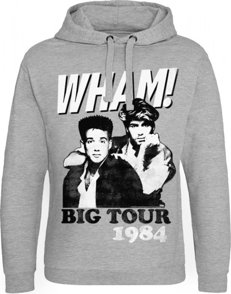 Wham! Big Tour 1984 Epic Hoodie Heather-Grey