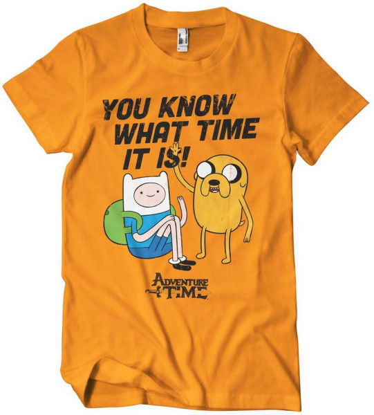 It'S Adventure Time T-Shirt Orange