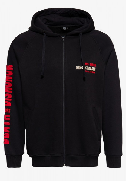 King Kerosin Sweatjacke KKI14026 Schwarz