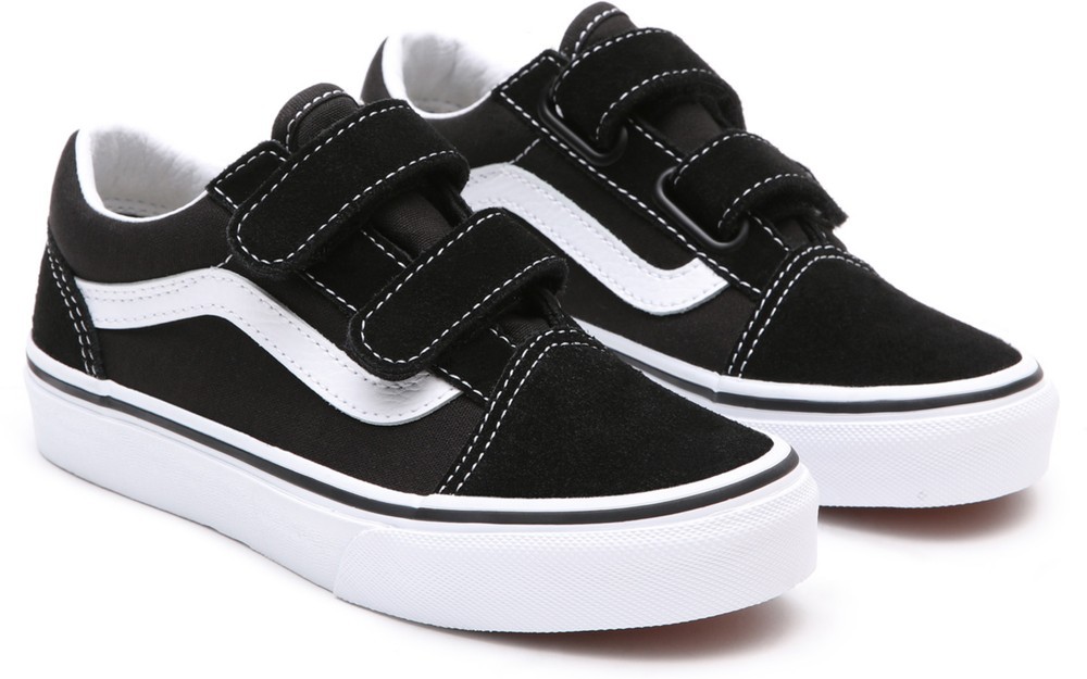 Vans Youth Unisex Kids Lifestyle Classic FTW Sneaker Uy Old Skool V Schwarz/True Weiß - Herren / Unisex