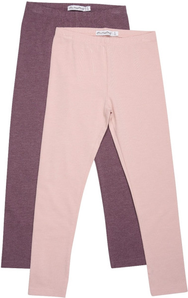 Minymo Kinder Leggings Basic Leggings (2-pack)