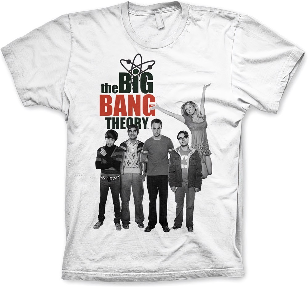 The Big Bang Theory Cast T-Shirt Weiß - Herren / Unisex