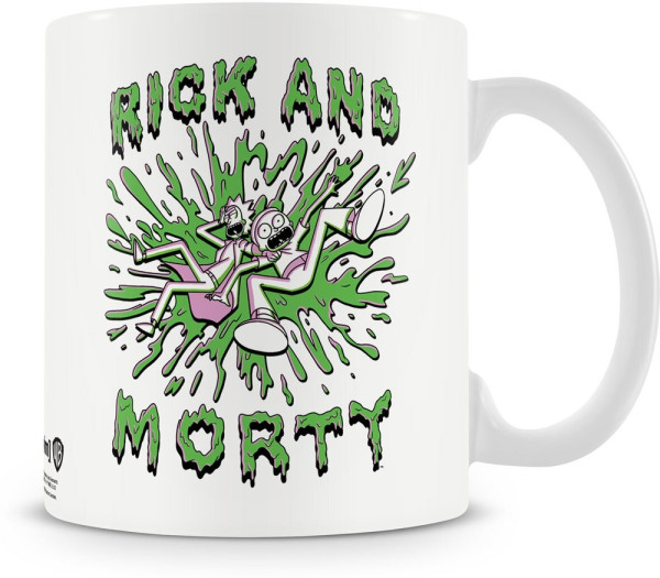 Rick And Morty Splash Coffee Mug White