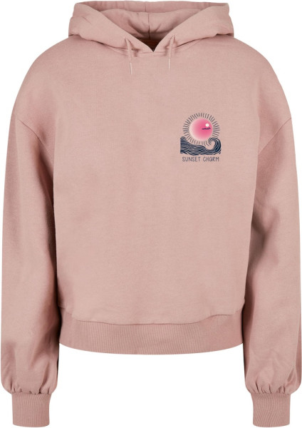 Merchcode Damen Ladies Sunset Charm Oversized Hoody MP0008531