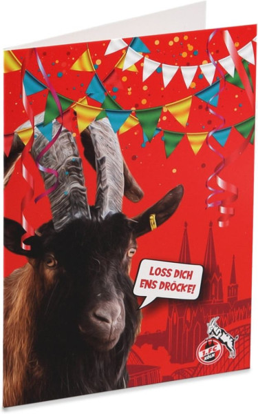 1. FC Köln Grußkarte Loss dich ens dröcke! 4090115