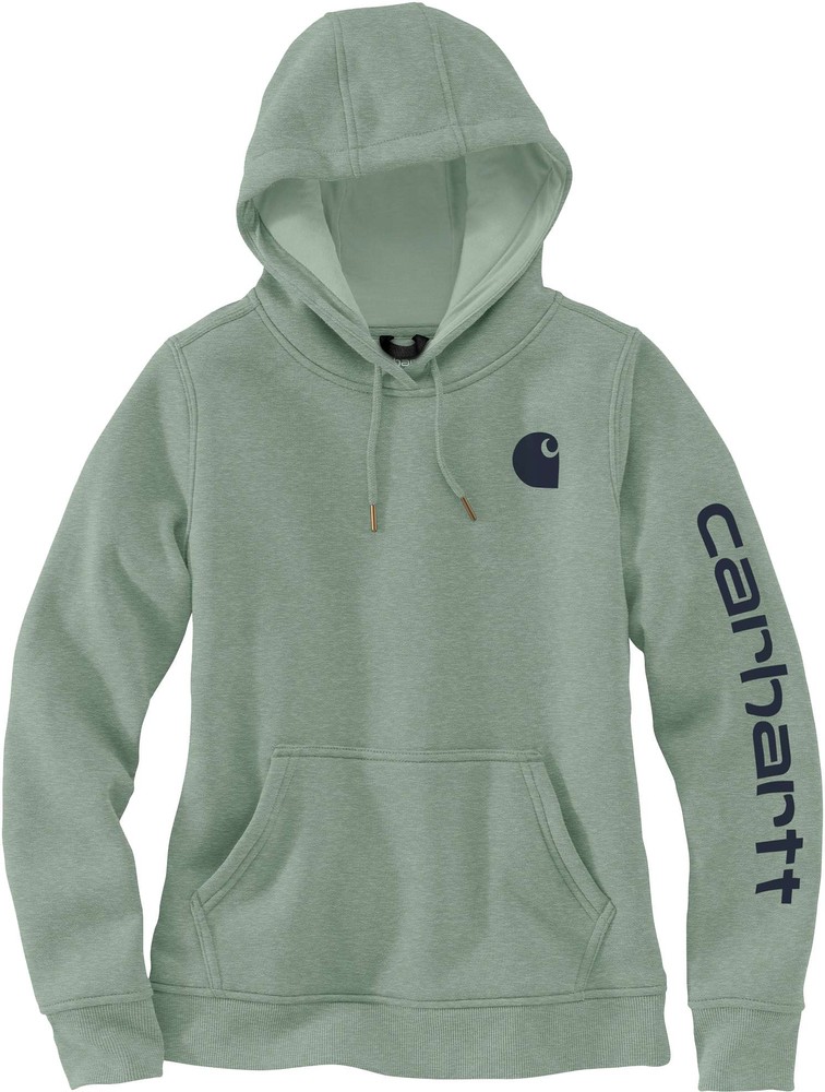 Carhartt Damen Clarksburg Sweatshirt Jade Heather Hoodies