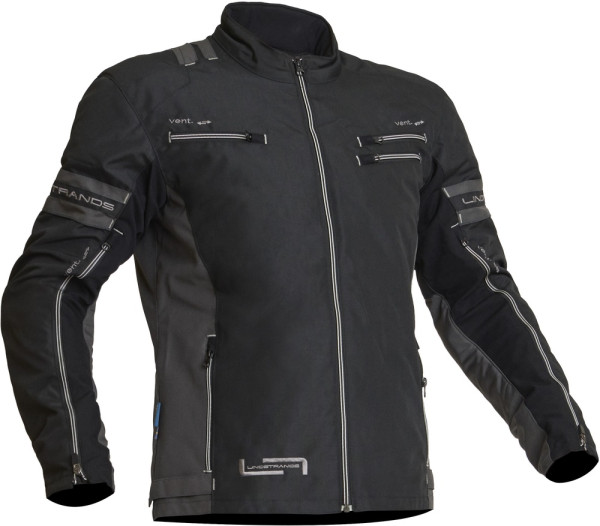 Lindstrands Motorrad Jacke Textile Jacket Lysvik Black 720-21060200