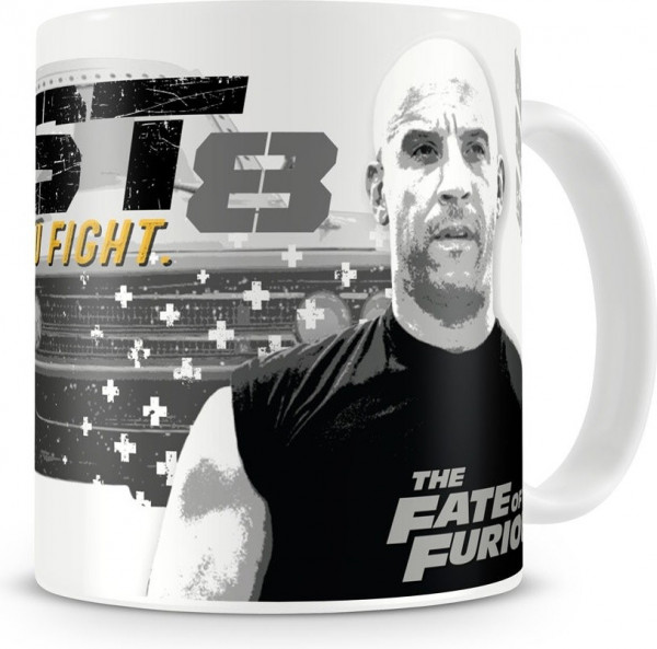 The Fast and the Furious Fast 8 Toretto Coffee Mug Kaffeebecher White