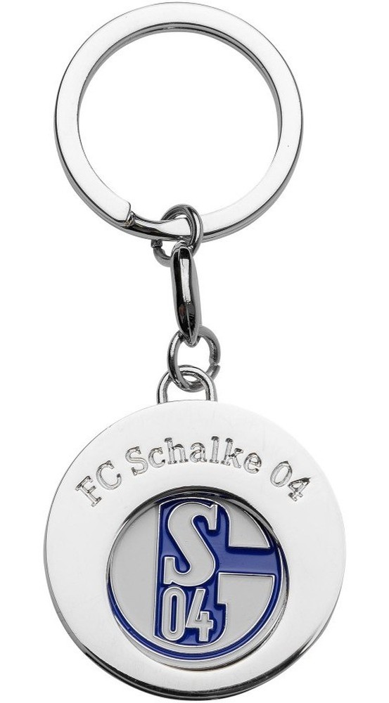 FC Schalke 04 S04 Schlüsselanhänger Einkaufschip - Herren / Unisex