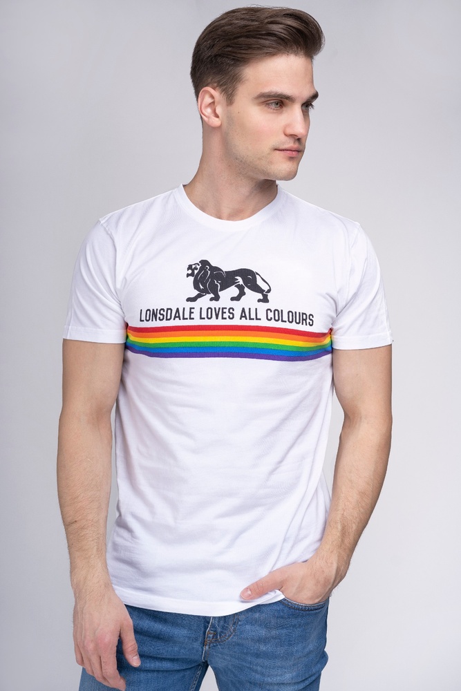 Lonsdale Nelson Unisex T-Shirt normale Passform - Herren / Unisex
