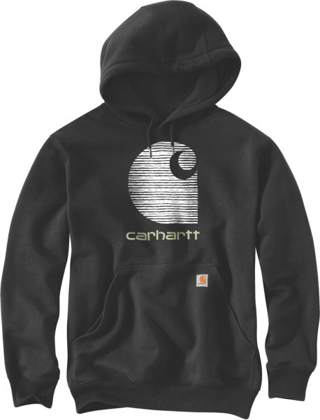 Carhartt Hoodie Rain Defender C Logo Sweat Black