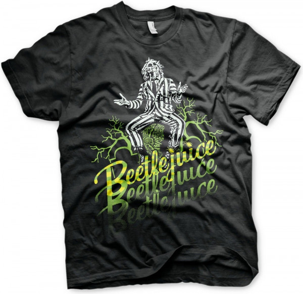 Beetlejuice Big & Tall T-Shirt Black