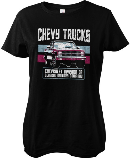 Chevrolet Damen T-Shirt Chevy TrucksGeneral Motors Girly Tee GM-5-CHPU002-H52-3