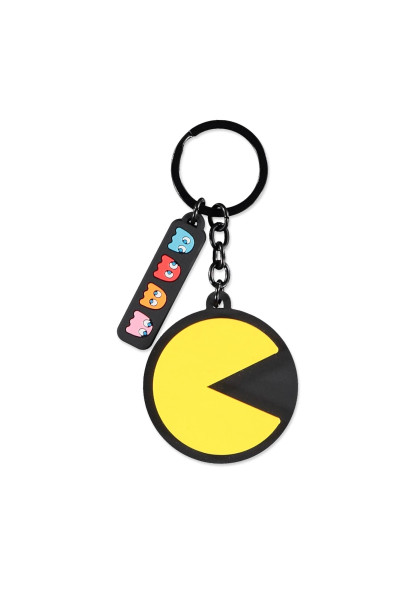 Pac-Man - Rubber Keychain Multicolor