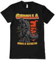 Godzilla - Bringer Of Destruction T-Shirt Black Godzilla - Bringer Of Destruction T-Shirt Black