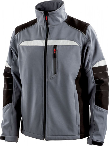 Albatros Jacke L. Softshelljacke Grau/Schwarz