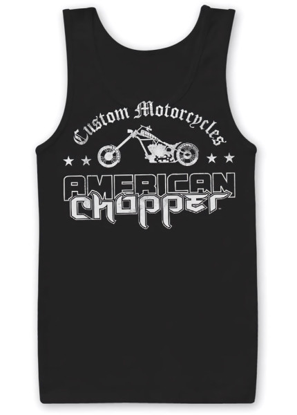 American Chopper Washed Logo Tank Top DC-7-AC001-H82-8