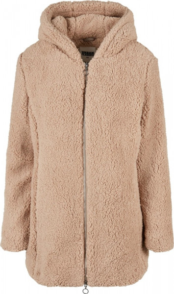 Urban Classics Damen Ladies Sherpa Jacket Softtaupe