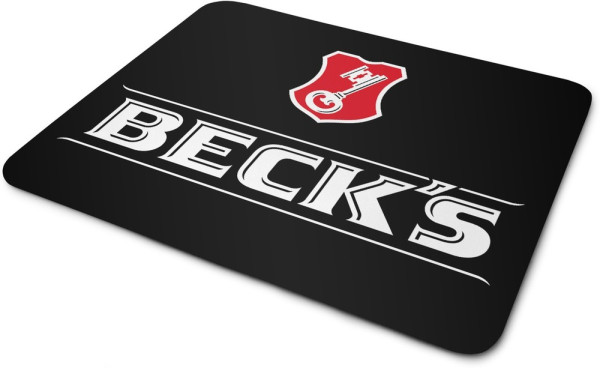 Beck's Logo Mouse Pad Black