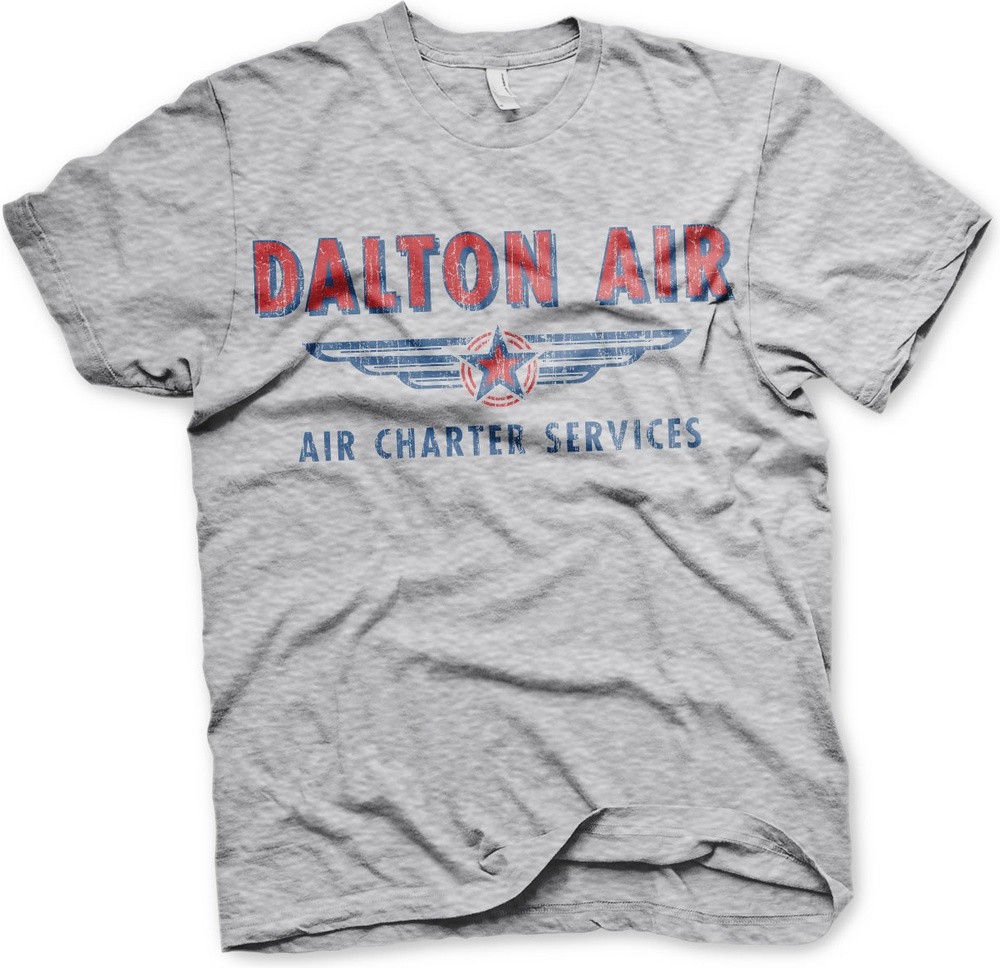 MacGyver Daltons Air Charter Service T-Shirt Heather-Grau - Herren / Unisex