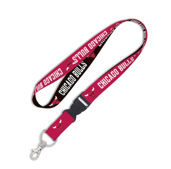 Chicago Bulls Lanyard Schnalle Basketball Rot/Schwarz