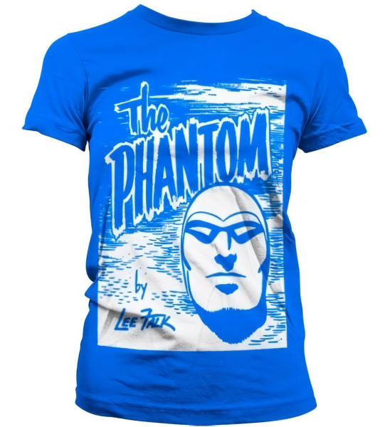 The Phantom Sketch Girly T-Shirt Damen Blue