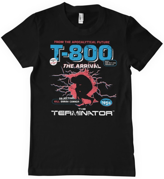 The Terminator Arrival T-Shirt Black