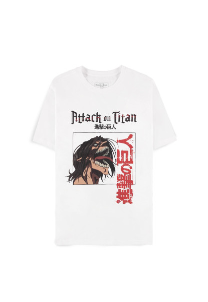 Attack on Titan - Men's Short Sleeved T-Shirt White