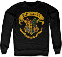 Harry Potter Hogwarts Crest Sweatshirt Black Harry Potter Hogwarts Crest Sweatshirt Black