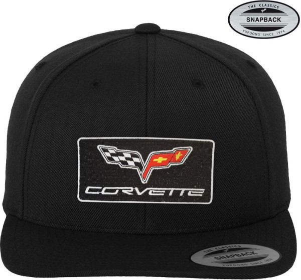 Corvette Cap C6 Patch Premium Snapback Cap GM-91-CORV9903-CB65