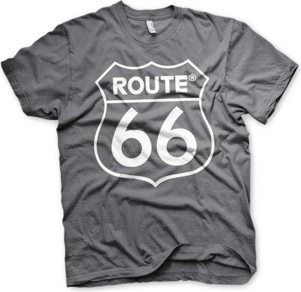 Route 66 Logo T-Shirt Dark-Grey