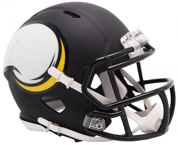 Minnesota Vikings AMP Mini Helm American Football NFL Black