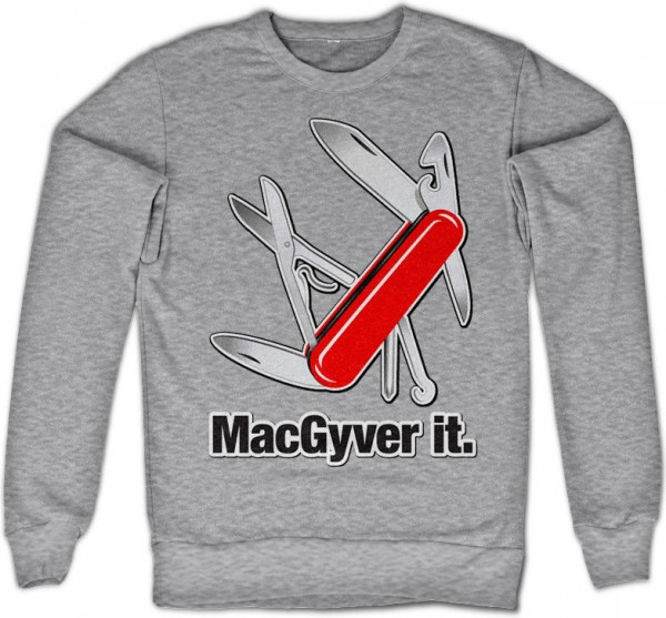 MacGyver It Sweatshirt Heather-Grey