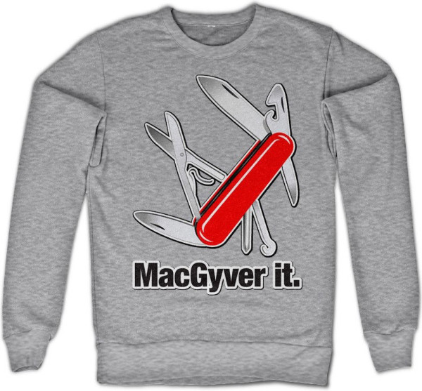 MacGyver It Sweatshirt Heather-Grey