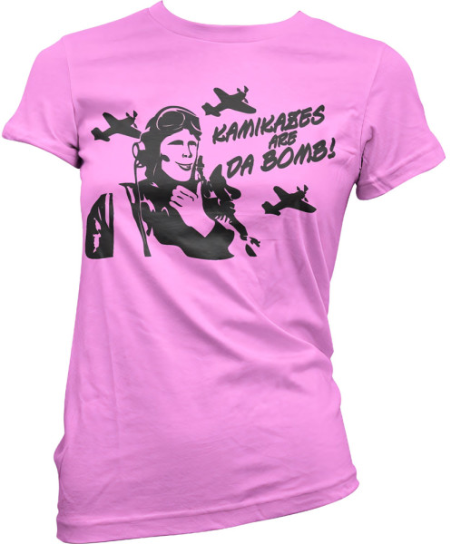 Tokigt Damen Kamikazes Is Da Bomb Girly Tee SH-5-15409-LFH2-4