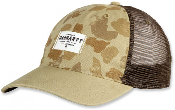 Carhartt Herren Cap M Glennville Cap Dark Khaki/Camo