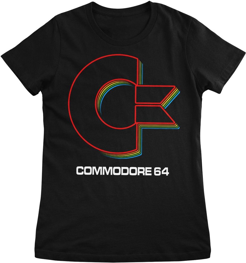 COMMODORE/C64 T-Shirt Commodore Spectrum Logo Girly Tee LN-5-COM001-H68-8 - Damen