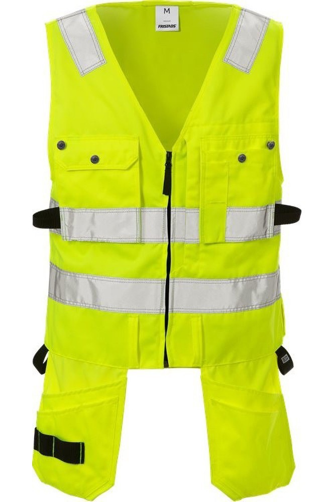 Fristads Warnschutz-Hemd High Vis Weste Kl. 2 5003 PLU Warnschutz-Gelb - Herren / Unisex
