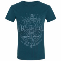King Kerosin T-Shirt Ride Till I Die Watercolour Blue