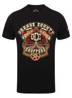 OCC Orange County Choppers T-Shirt Poker Run Black