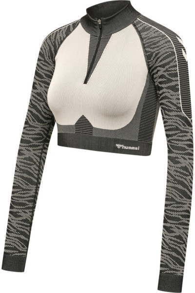 Hummel Damen Longsleeve Hmlmt Mila Seamless Crop Half Zip 215965
