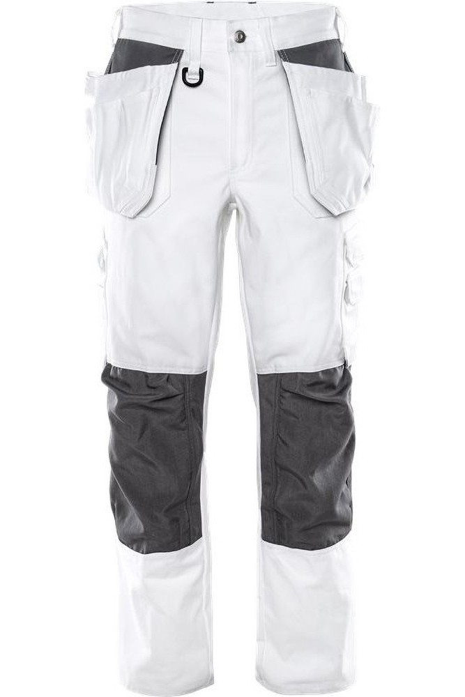 Fristads Handwerker-Hose Handwerker Baumwoll-Hose 258 BM Weiß - Herren / Unisex