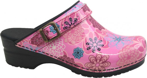 Sanita Clogs Damen Sandalen Original-Inasso Open Fuchsia