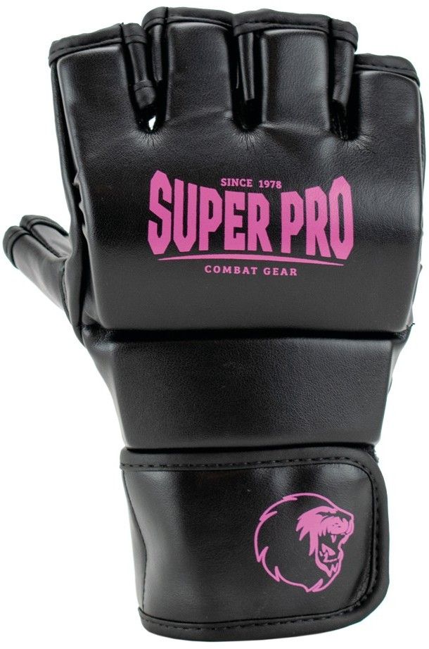 Super Pro Combat Gear Brawler MMA Handschuhe Schwarz/Weiß Größe XXS 