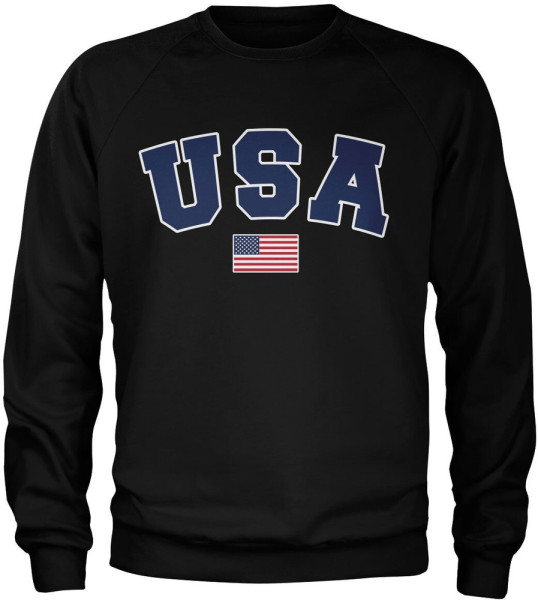Hybris USA Varsity Sweatshirt Black