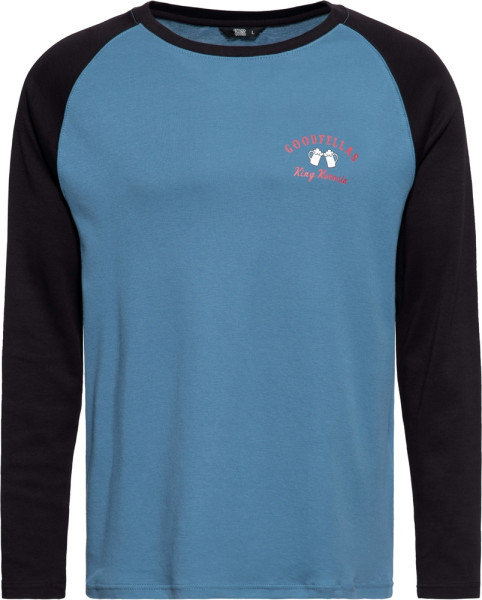 King Kerosin Raglan Longsleeve With Print "Goodsfellas" KKI32006